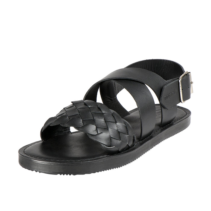 hidesign GLEN MENS STRAP SANDAL Black