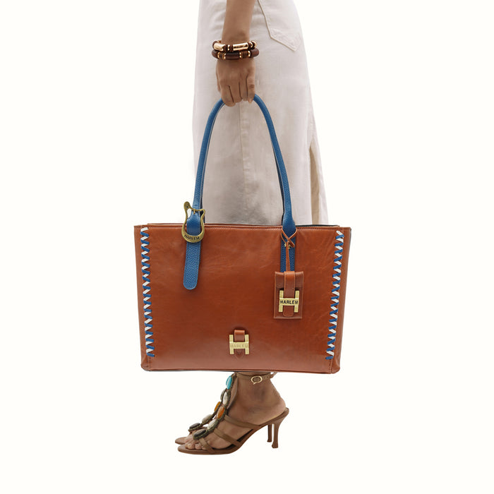 hidesign GRACIE 02 TOTE BAG Brown