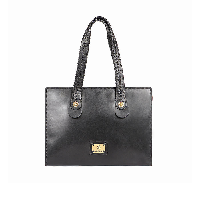 hidesign GROWTH 02 SHOULDER BAG Black
