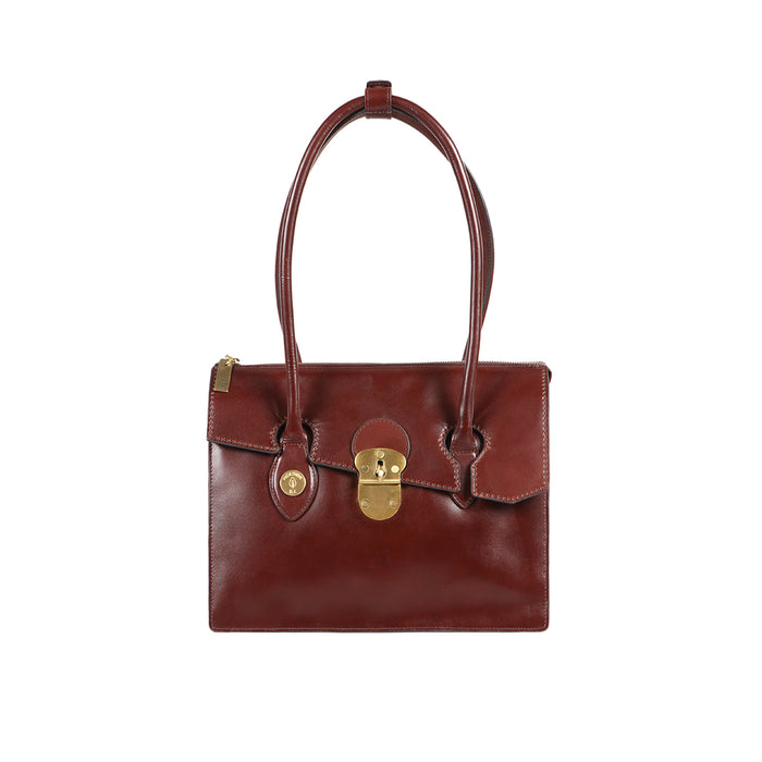 hidesign GROWTH 03 SHOULDER BAG Brown