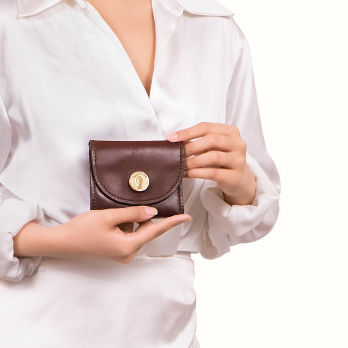 Hidesign GROWTH W1 TRIFOLD WALLET Brown