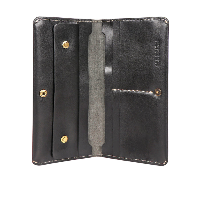 Hidesign GROWTH W2 BIFOLD WALLET Black