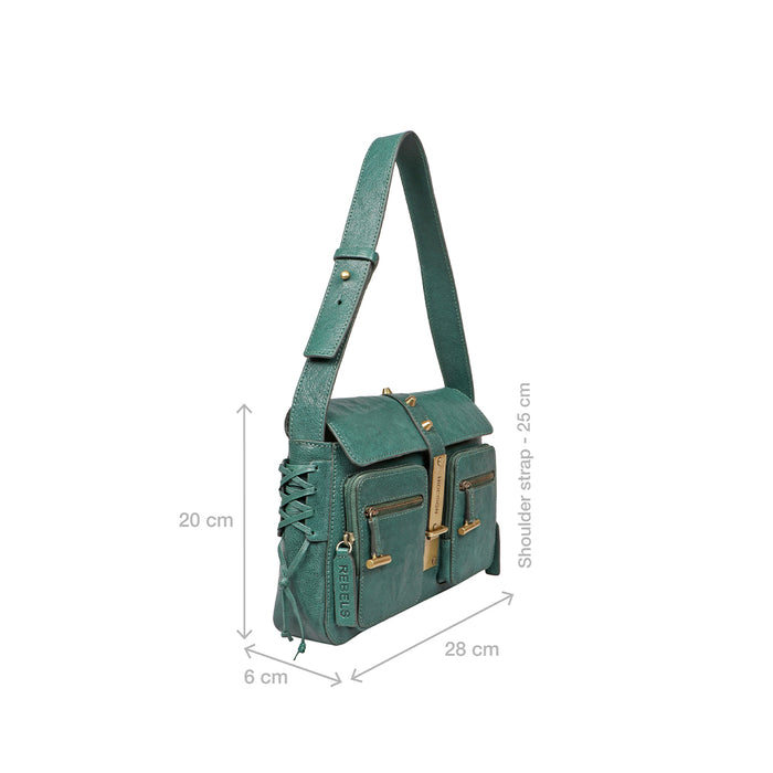 Hidesign GUEVARA 02 SHOULDER BAG Green