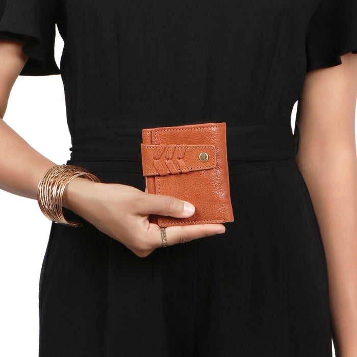 Hidesign GUEVARA W1 TRI-FOLD WALLET Orange