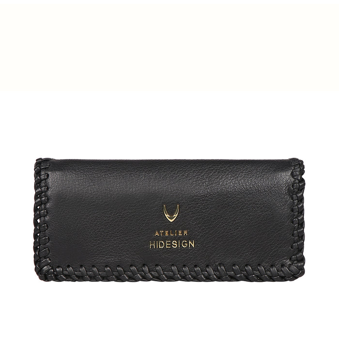 hidesign HERA W2 BI-FOLD WALLET Black