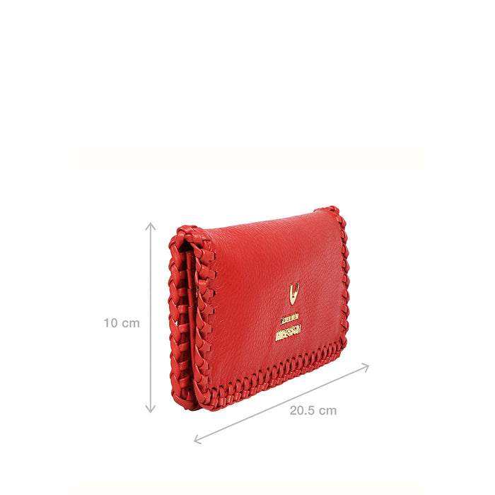 Hidesign HERA W2 BI-FOLD WALLET Red