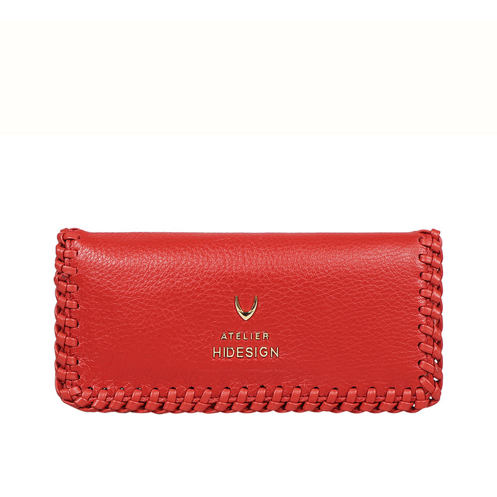 hidesign HERA W2 BI-FOLD WALLET Red