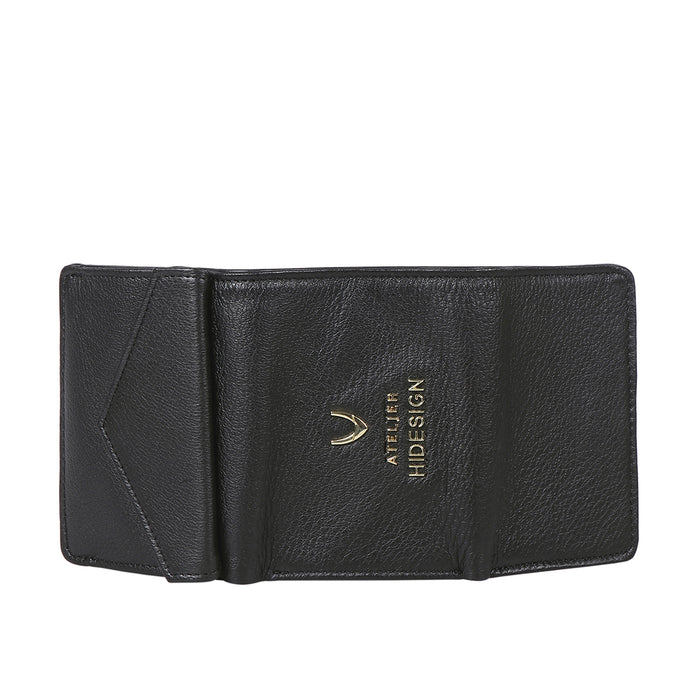Hidesign HERA W6 TRI-FOLD WALLET Black