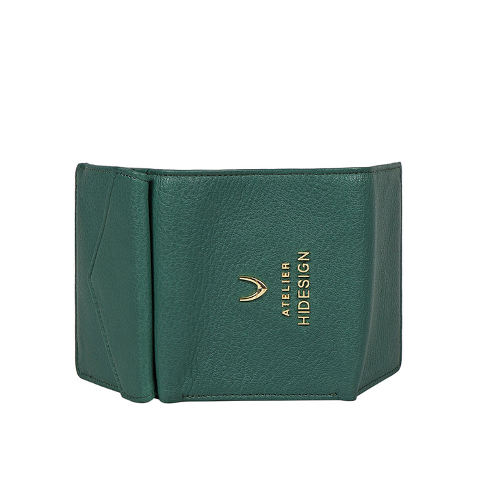 Hidesign HERA W6 TRI-FOLD WALLET Green