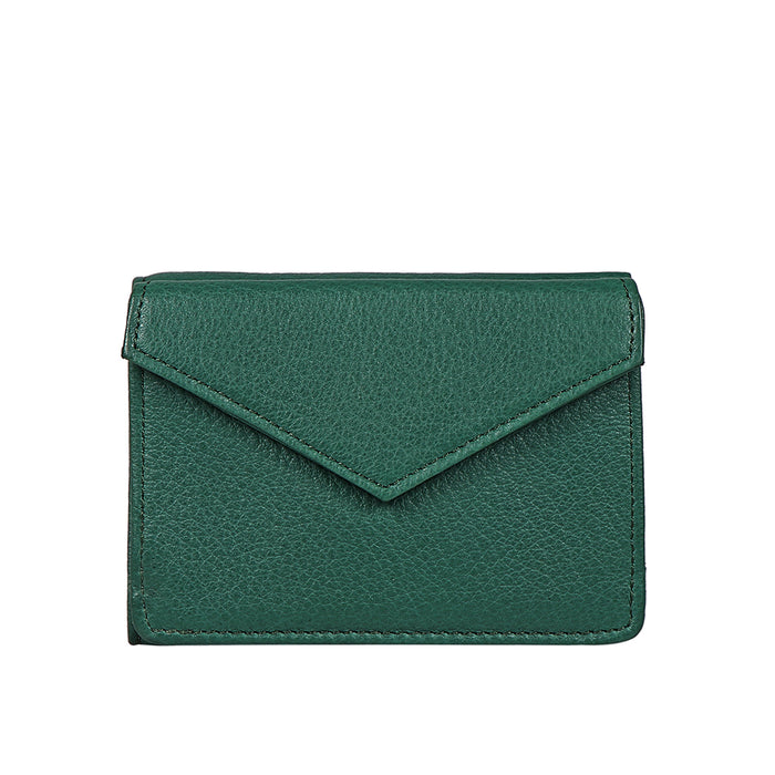 Hidesign HERA W6 TRI-FOLD WALLET Green