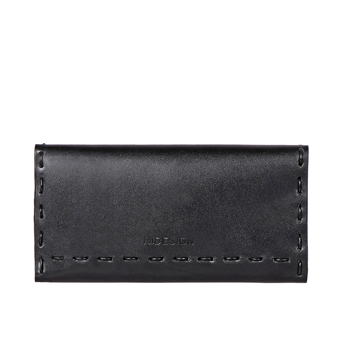 Hidesign HOBBIES - 06 TRI FOLD WALLET - LEVEL 2 Black