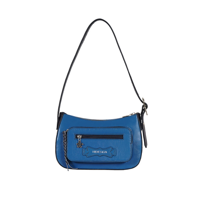 Hidesign JEJU 01 SHOULDER BAG Blue