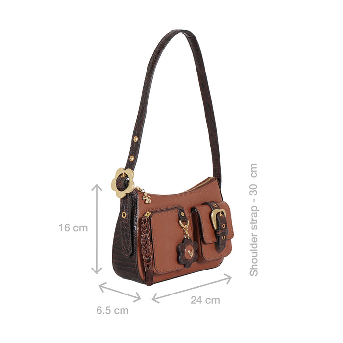 Hidesign JEJU 01 SHOULDER BAG Tan