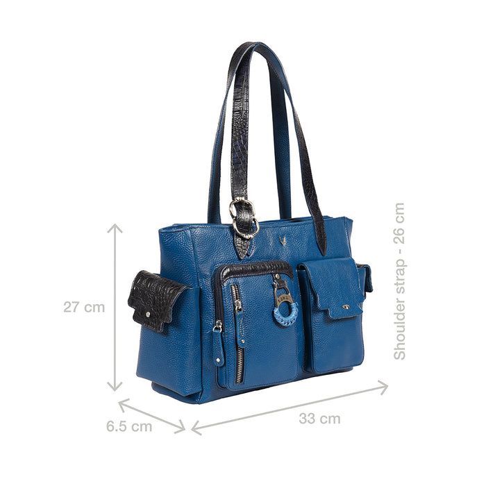 Hidesign JEJU 02 SHOULDER BAG Blue