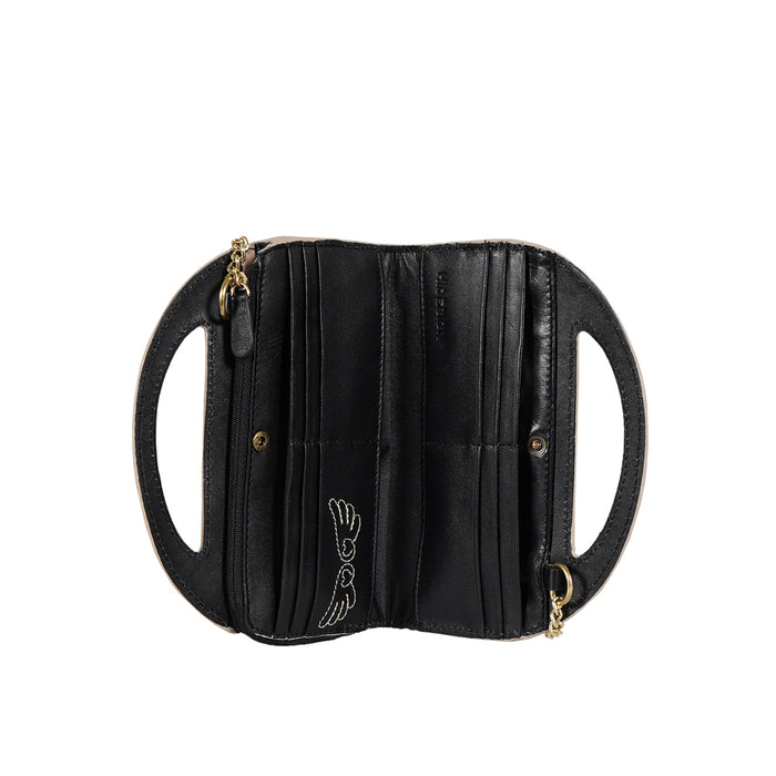 Hidesign JEJU W3 SLING WALLET Black