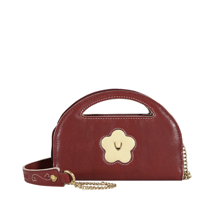 Hidesign JEJU W3 SLING WALLET Red