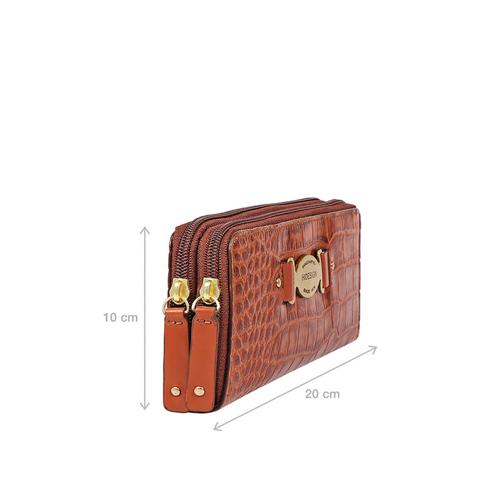 Hidesign JEWEL W2 ZIP AROUND WALLET Tan