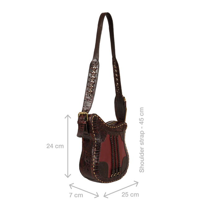Hidesign JIMI 01 CROSSBODY Brown