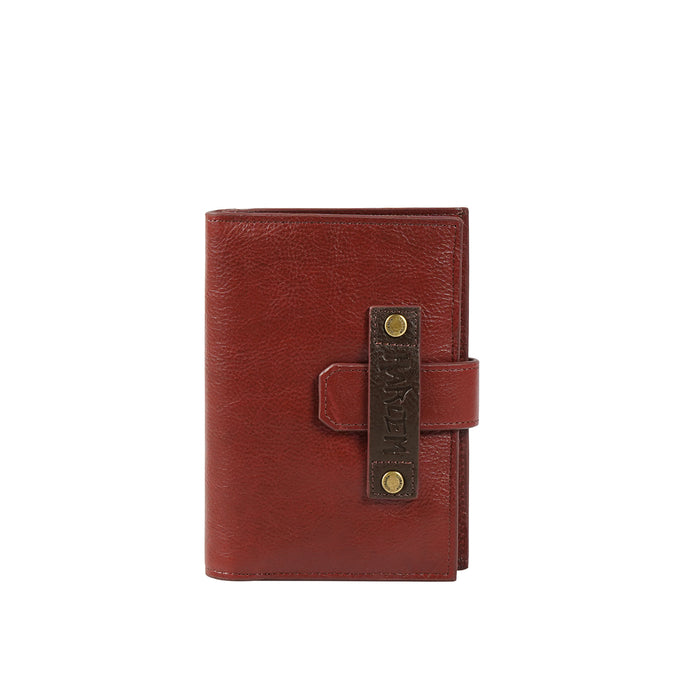 Hidesign JIMI W3 PASSPORT HOLDER Red