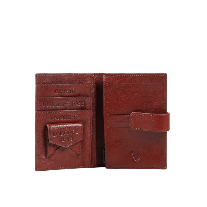 Hidesign JIMI W3 PASSPORT HOLDER Red