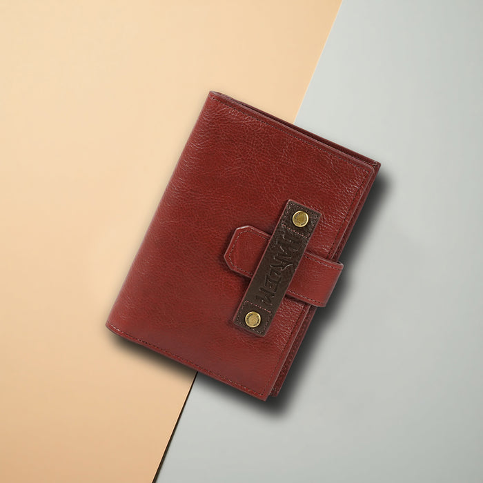 hidesign JIMI W3 PASSPORT HOLDER Red