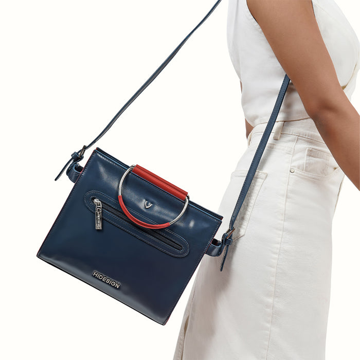 Hidesign KABUKI 01 CROSSBODY Blue