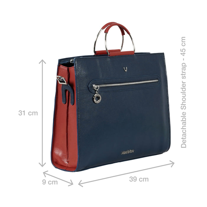 Hidesign KABUKI 02 BRIEFCASE Blue