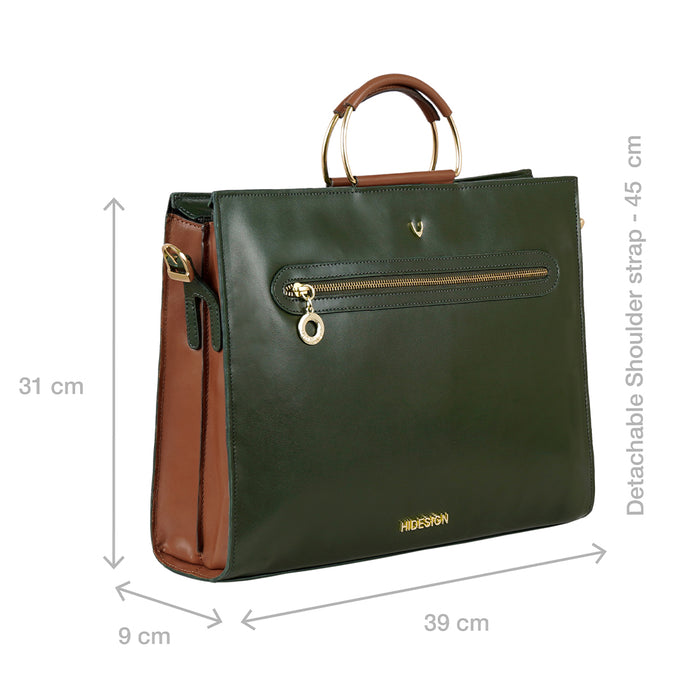 Hidesign KABUKI 02 BRIEFCASE Green