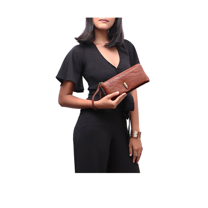 Hidesign KIBOKO W1 L-ZIP AROUND WALLET Tan