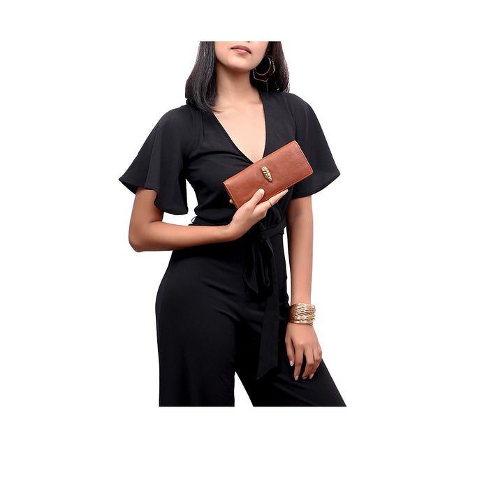 hidesign KIBOKO W2 BI-FOLD WALLET Tan