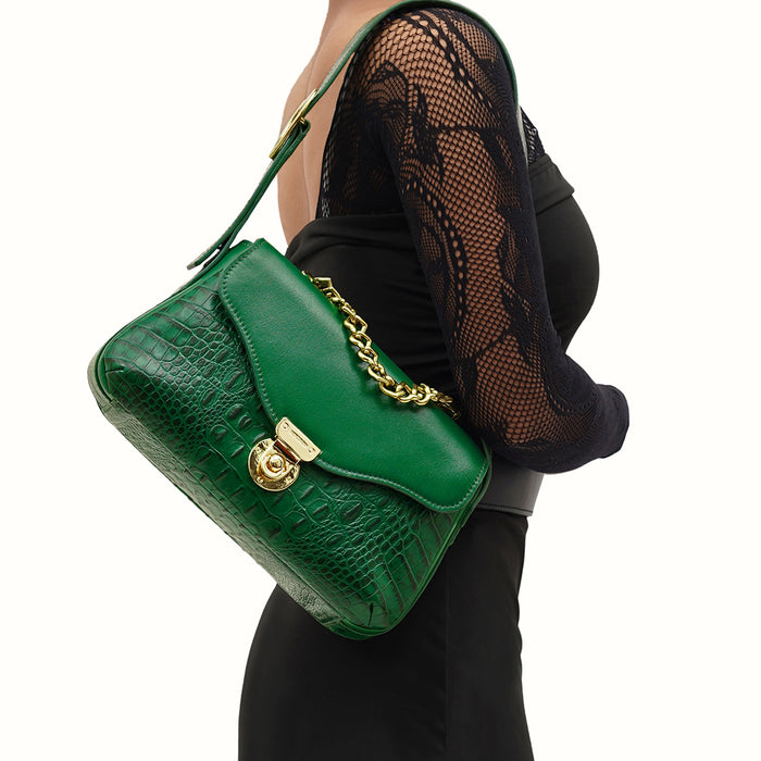 hidesign KIKO 01 SHOULDER BAG Green
