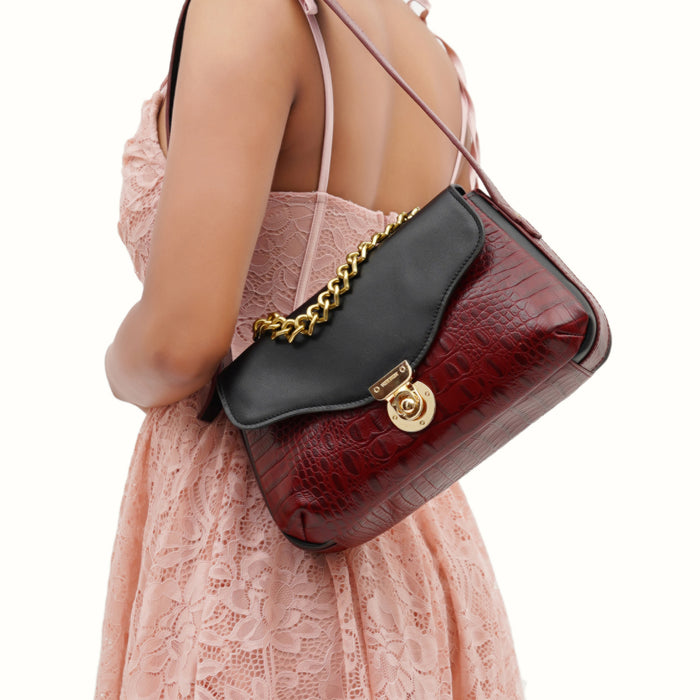 hidesign KIKO 01 SHOULDER BAG Red