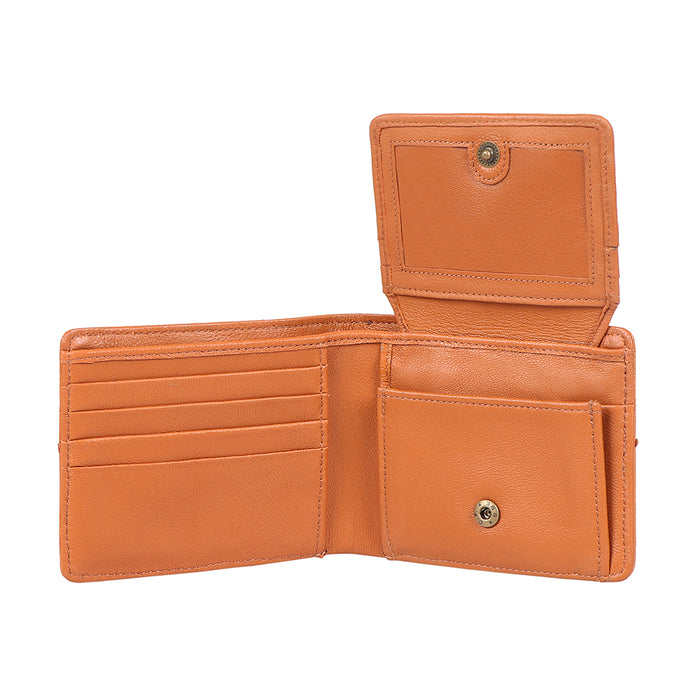Hidesign KUBERA W1 BI-FOLD WALLET Tan