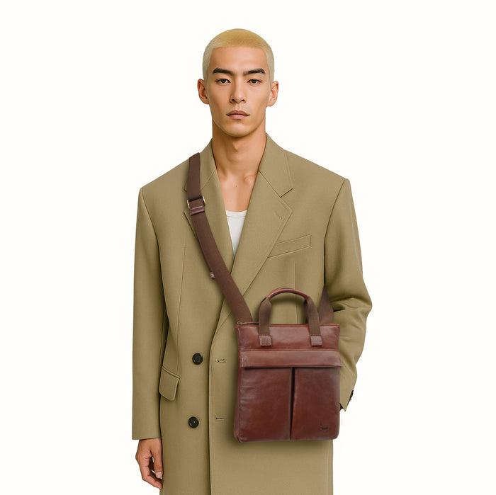 Hidesign KUROSAWA 01 CROSSBODY Tan