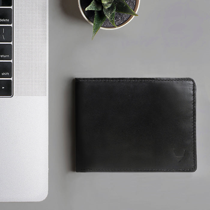 hidesign L103 N RF BI-FOLD WALLET Black