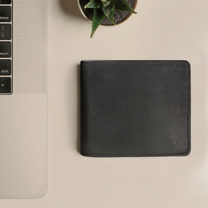 hidesign L105 N BI-FOLD WALLET Black