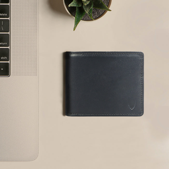 hidesign L105 N BI-FOLD WALLET Blue