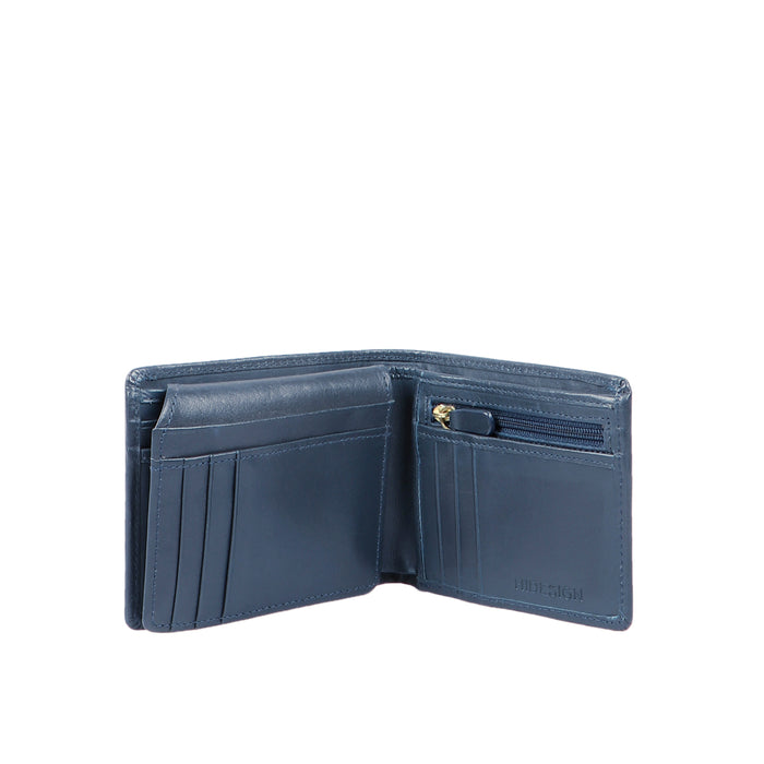 Hidesign L107 N BI-FOLD WALLET Blue