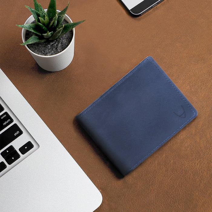 hidesign L107 N BI-FOLD WALLET Blue