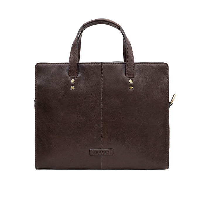 Hidesign LA PLATA 03 LAPTOP BAG Dark Brown