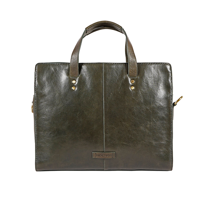 Hidesign LA PLATA 03 LAPTOP BAG Green