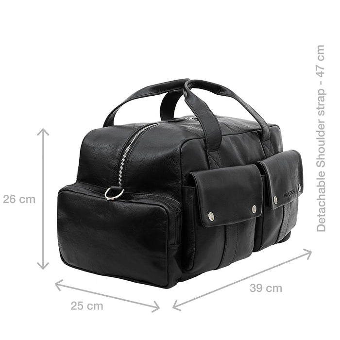 Hidesign LA PLATA 04 DUFFLE BAG Black