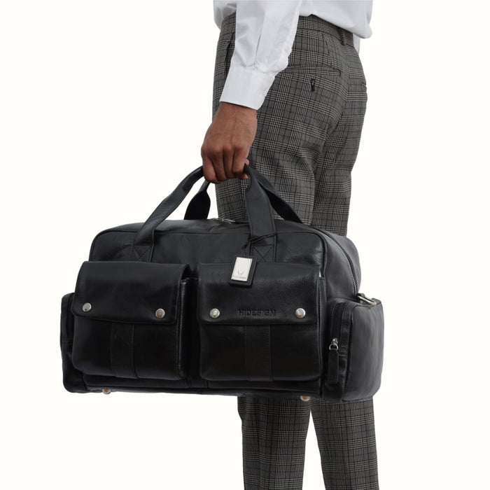 hidesign LA PLATA 04 DUFFLE BAG Black