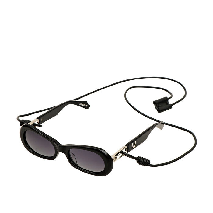 Hidesign LAGUNA RETRO OVAL SUNGLASS Black