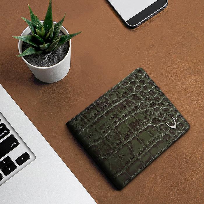 hidesign LIBYA SB BI-FOLD WALLET Green