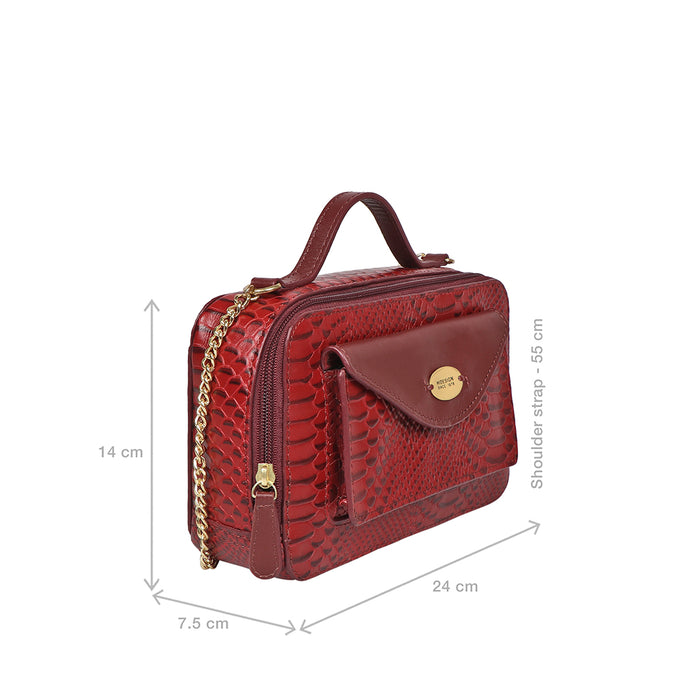 Hidesign LILAC 02 SB SATCHEL Red