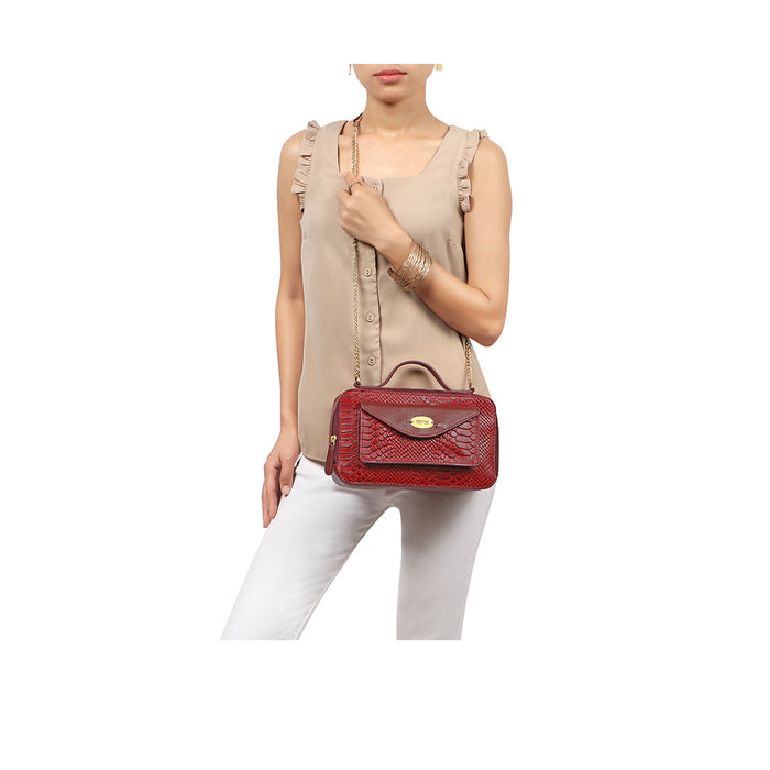 hidesign LILAC 02 SB SATCHEL Red