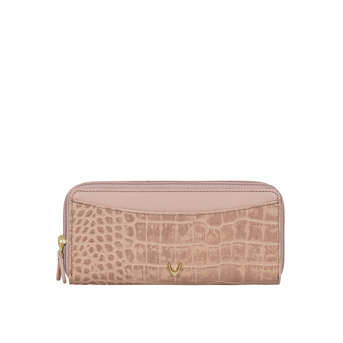 Hidesign LILAC W1 SB DOUBLE ZIP AROUND WALLET Pink