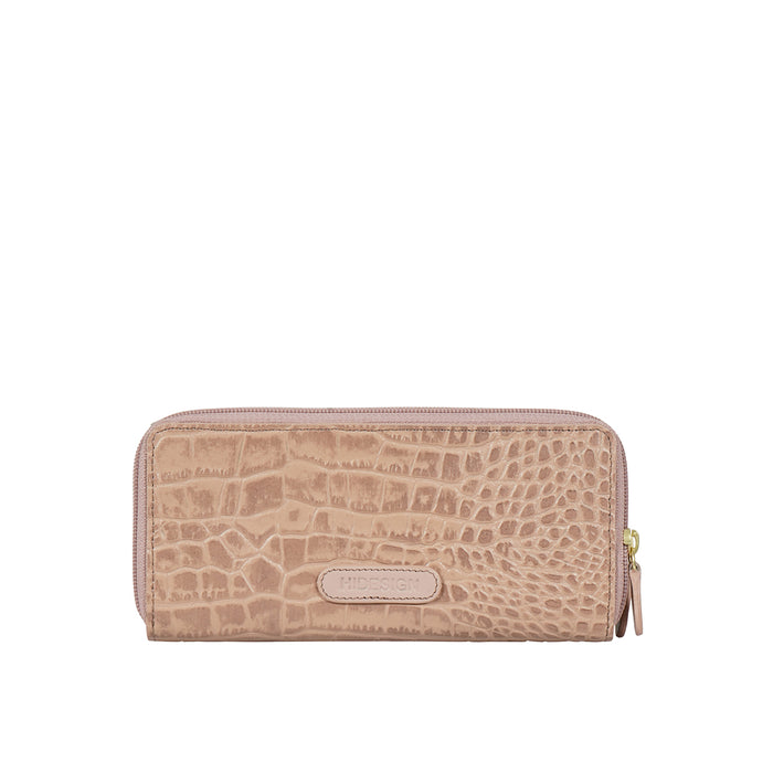 Hidesign LILAC W1 SB DOUBLE ZIP AROUND WALLET Pink