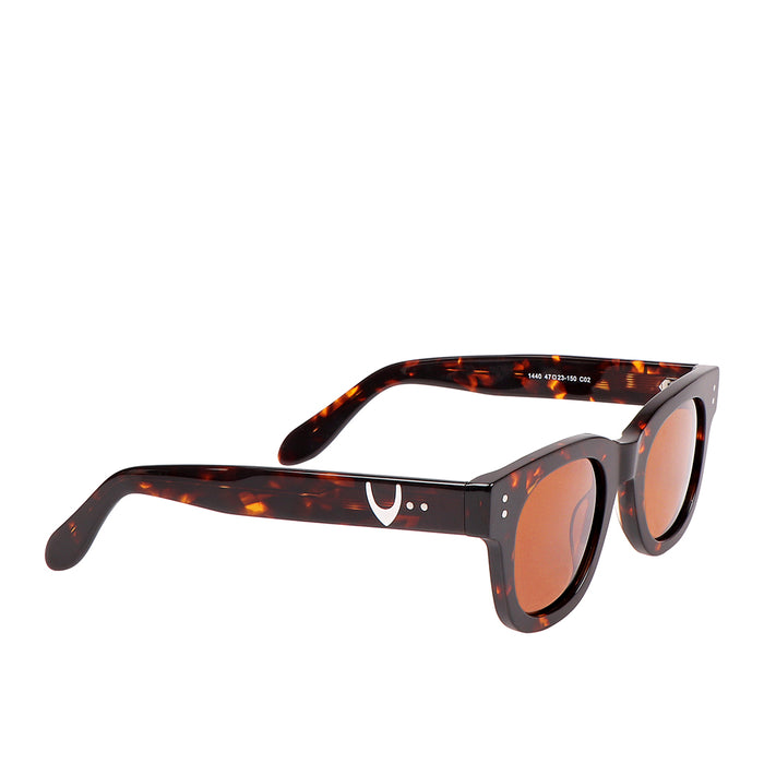 Hidesign LONG BEACH WAYFARER SUNGLASS Brown